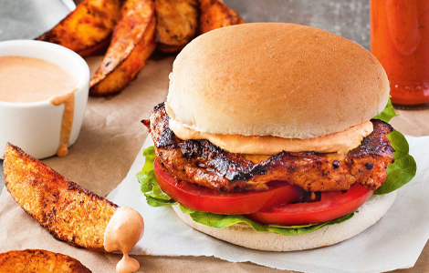 Peri Peri Chicken Tower Burger